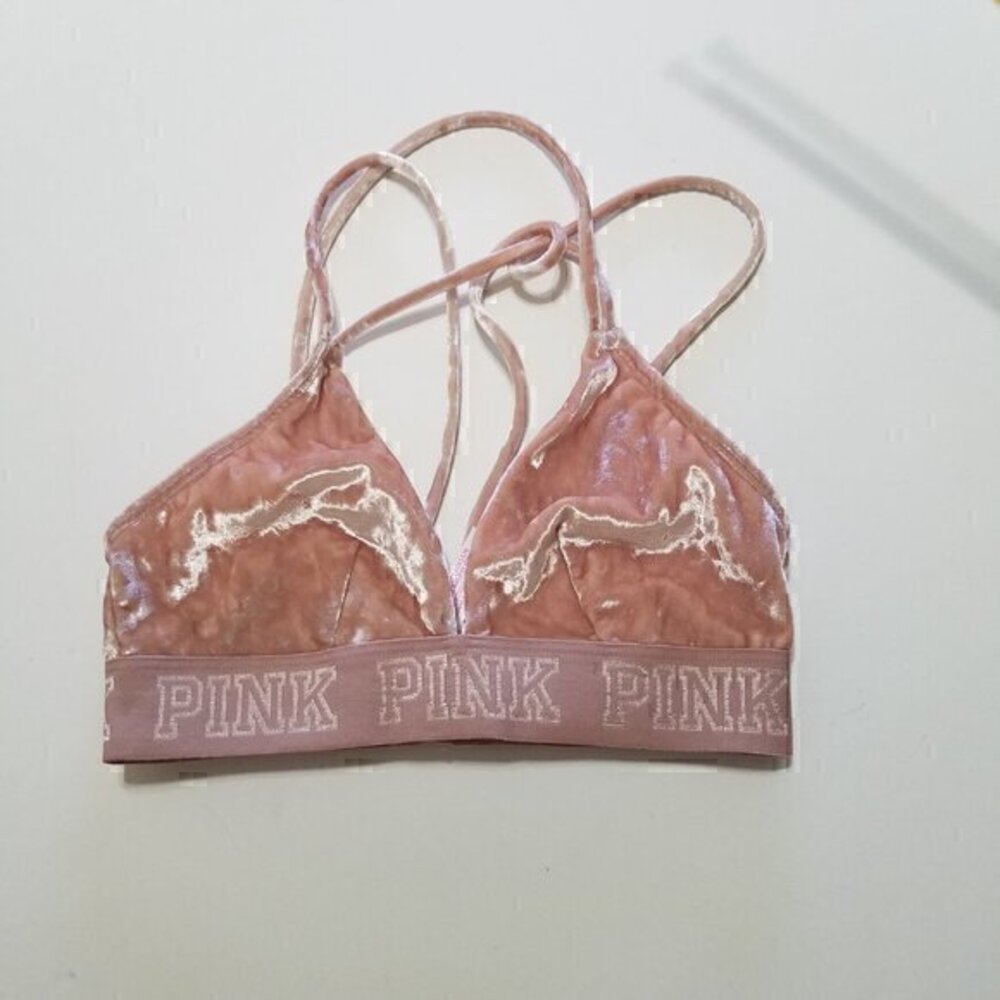 Victoria's Secret Velvet Unlined Bra Size XS‎